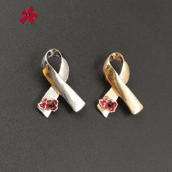 Broche / boordclip Poppy's - Afbeelding 2