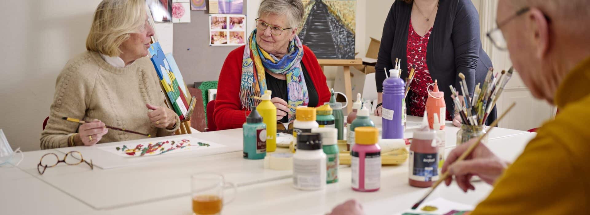 Samen creatief: tekenen en schilderen