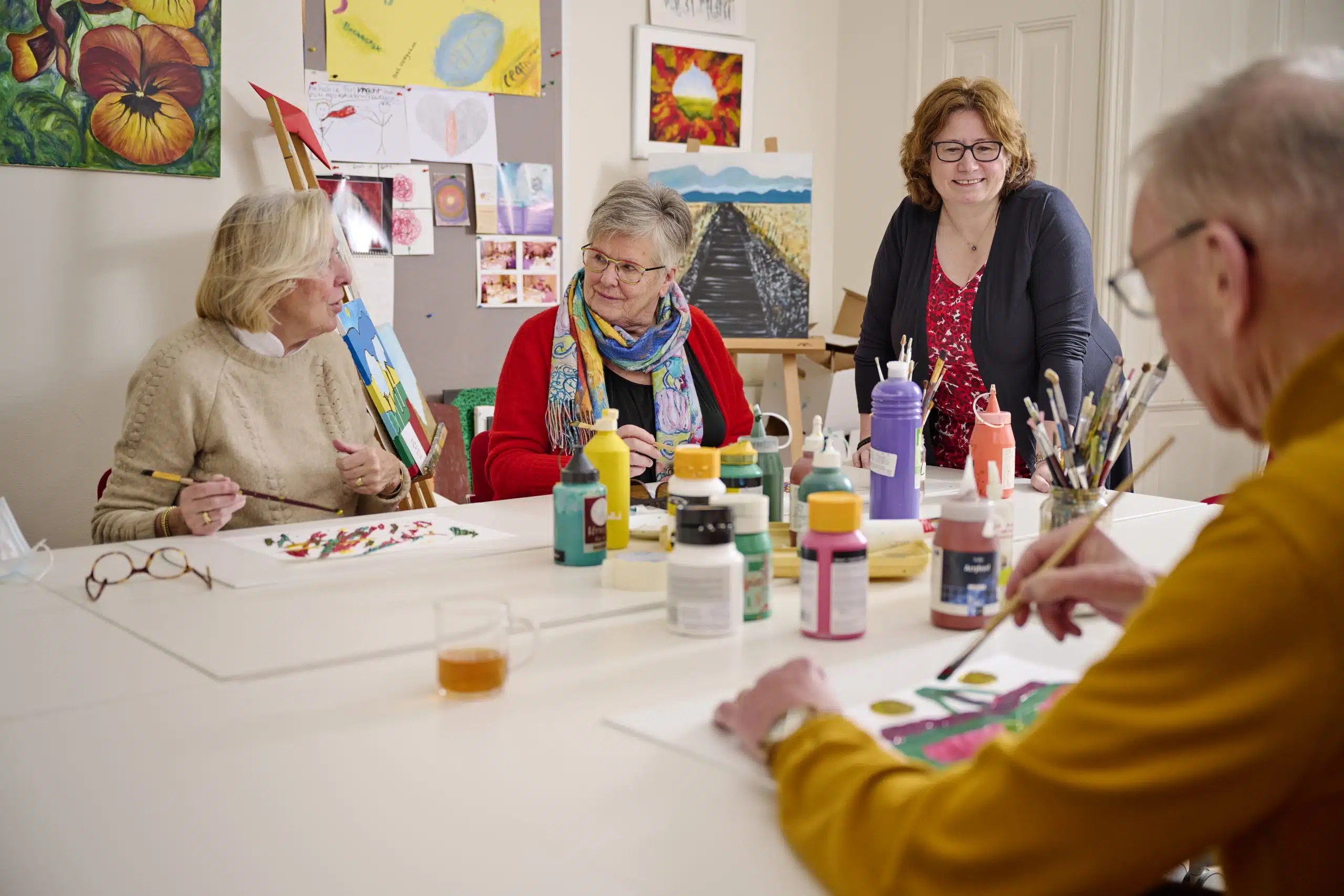 Samen creatief: tekenen en schilderen